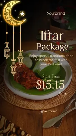 Iftar package promo 