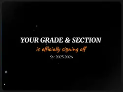 END OF SCHOOL YEAR 
