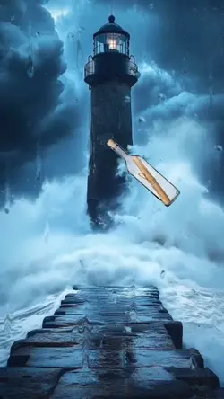 mess from a bottle