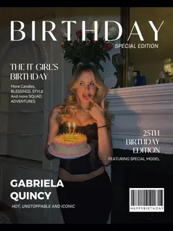 birthday magazine