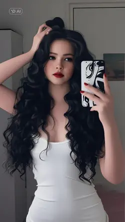 black hair