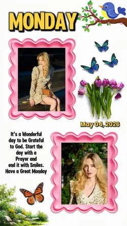 Monday 4 May 2026