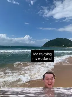 me enjoying weekend 
