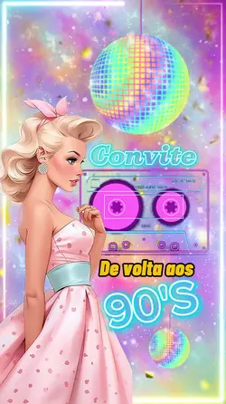 Convite Anos 90