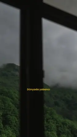 Dünyaya yabancı..
