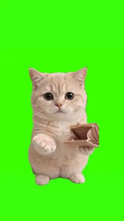 Empty Wallet Cat