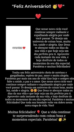 Feliz aniversário