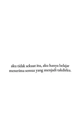aku tidak