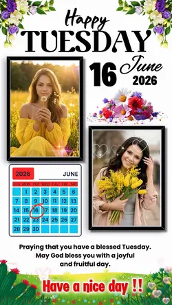 Tuesday 16 June 2026