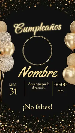 invitación cumpleaño