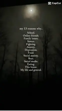 13 reasons why..