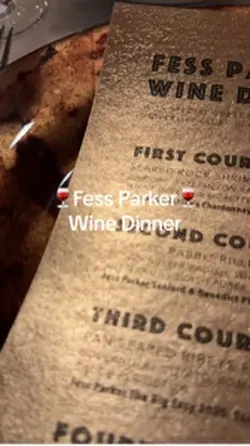 wine dinner recap 