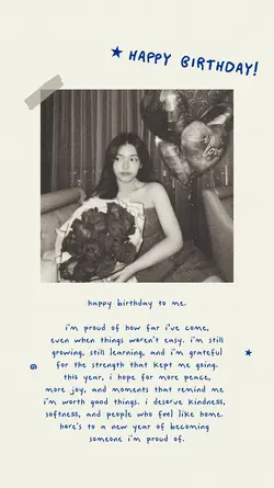 happy b'day to me