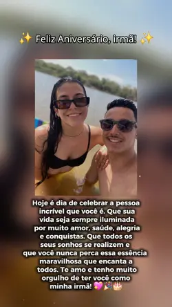 parabéns irmã