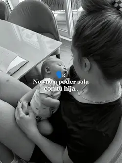 no vas a poder sola