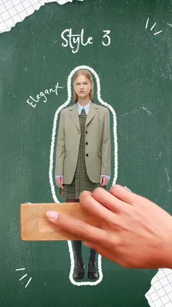 School Fashion Ads