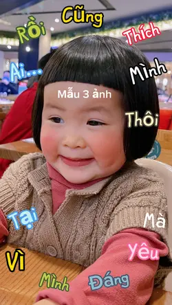 Mẫu 3 ảnh cute