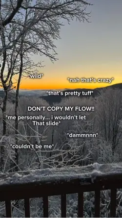 Don’t copy my flow