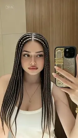 Box braids hairstyle