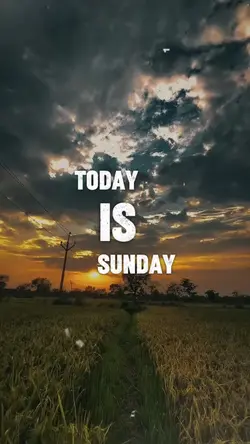Today is Sunday God