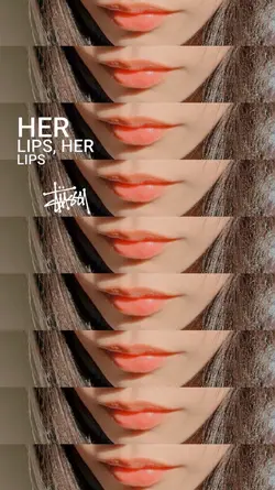 her lips