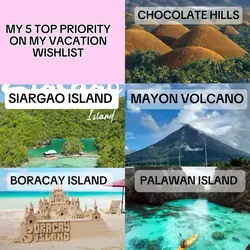 Vacation wishlist