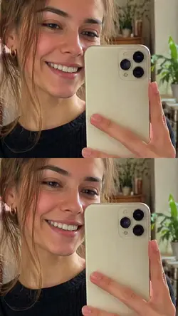 Selfie montage: look da profilo veloce