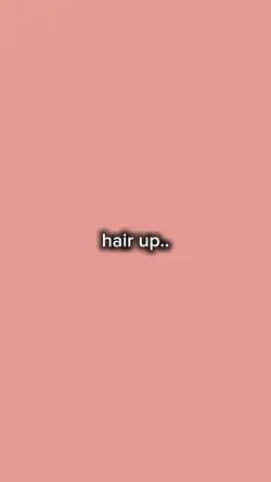 hair upand hair down