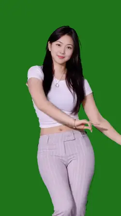 CuteDanceGreenscreen