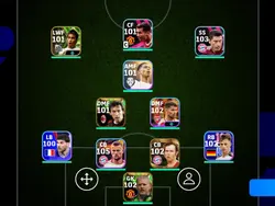 template efootball 