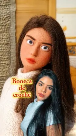 Efeito IA crochê 