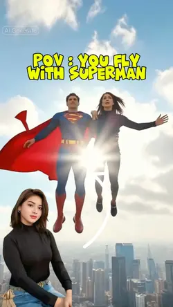 fly with superman