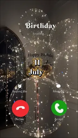 My birthday 