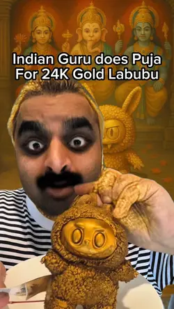 24K Gold Labubu 