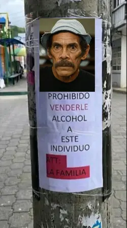 no más alcohol 