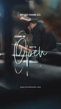 WE ARE OPEN