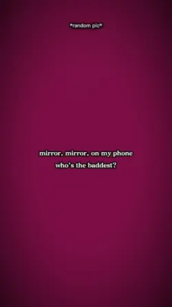 mirror,  mirror 