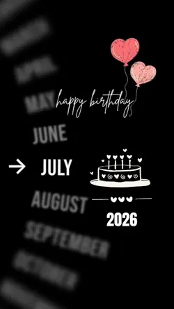 BIRTHDAY JULY