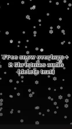 snow overlay xoxo