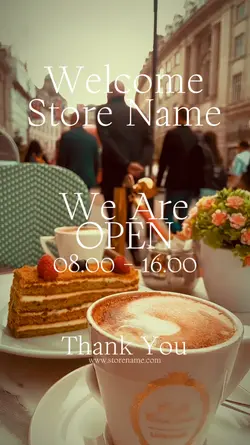 OPEN STORE SCHEDULE