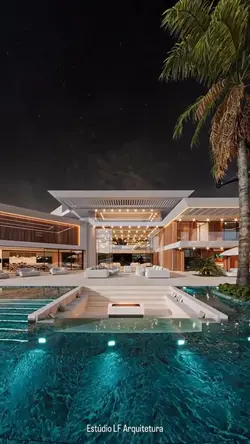luxury back yard