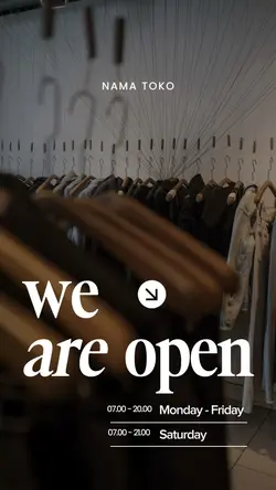 story : we are open
