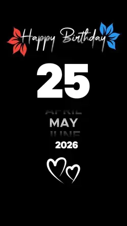 birthday 25 may 2026
