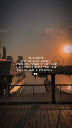 Apenas agradecer