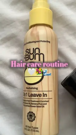 Hair care routin
