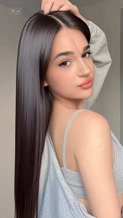 straight hair