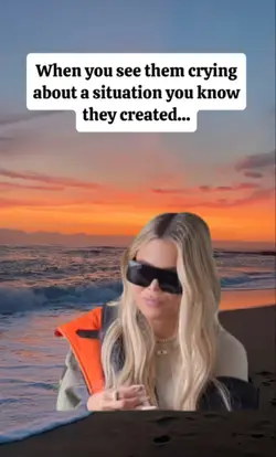 you see them crying