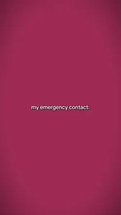 my emergency contact