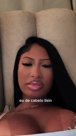 eu de cabelo lisin