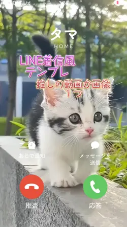 LINE着信風テンプレ